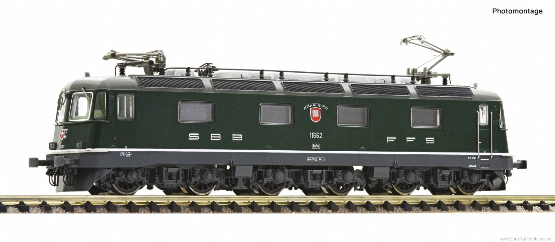 Fleischmann 734196 Electric locomotive Re 6/6 11662, SBB (DCC So