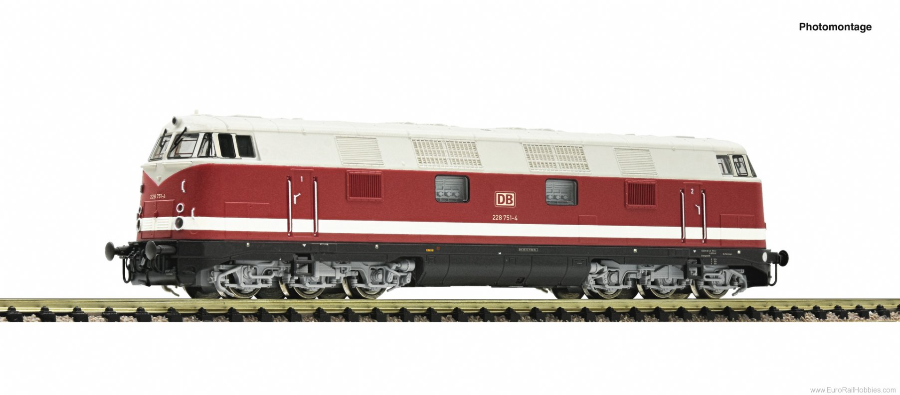 Fleischmann 7360005 Diesel locomotive 228 751-4, DB AG (DC Analog