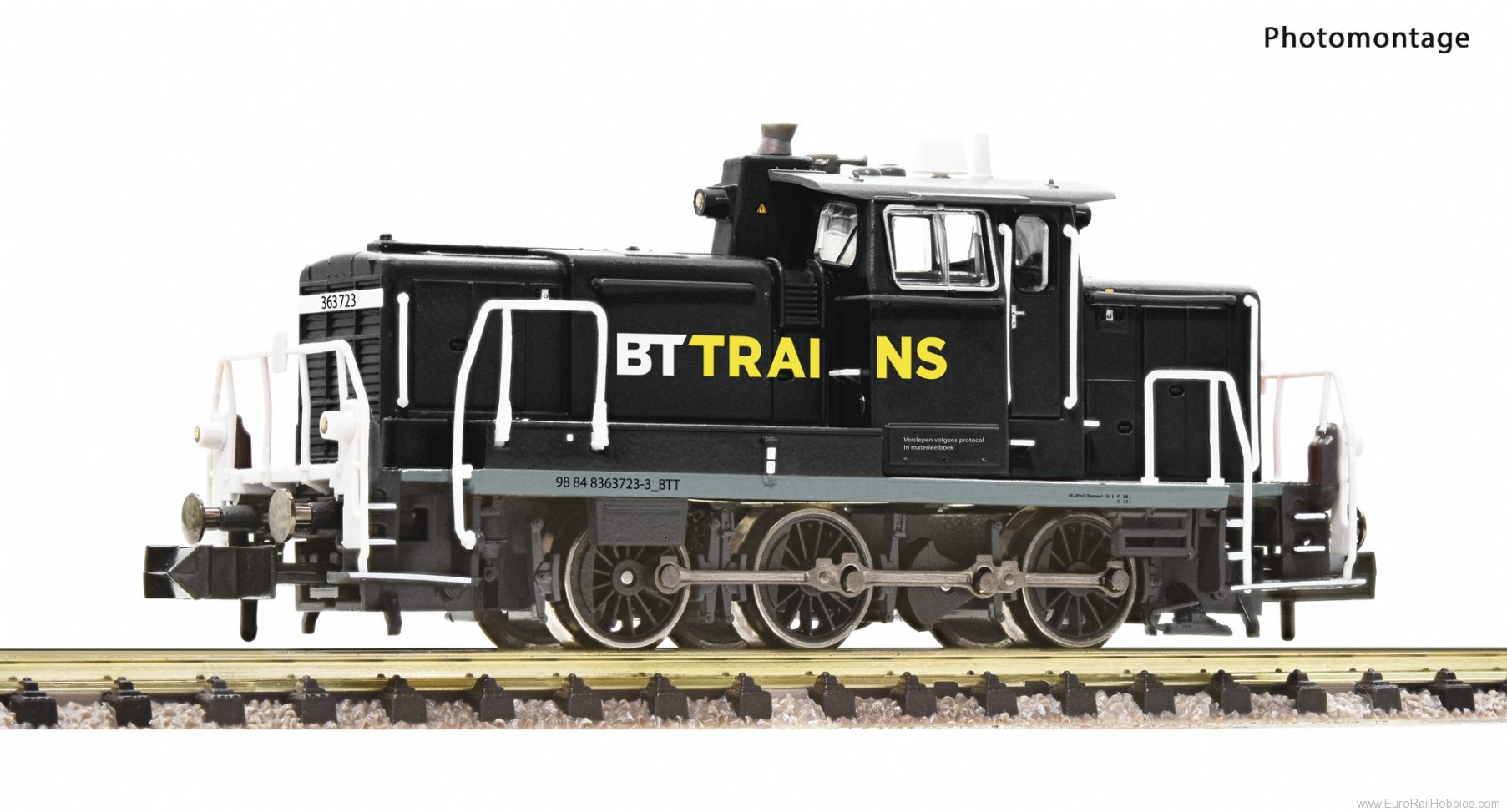 Fleischmann 7360013 Diesel locomotive 363 723-3, BT Trains (DC An
