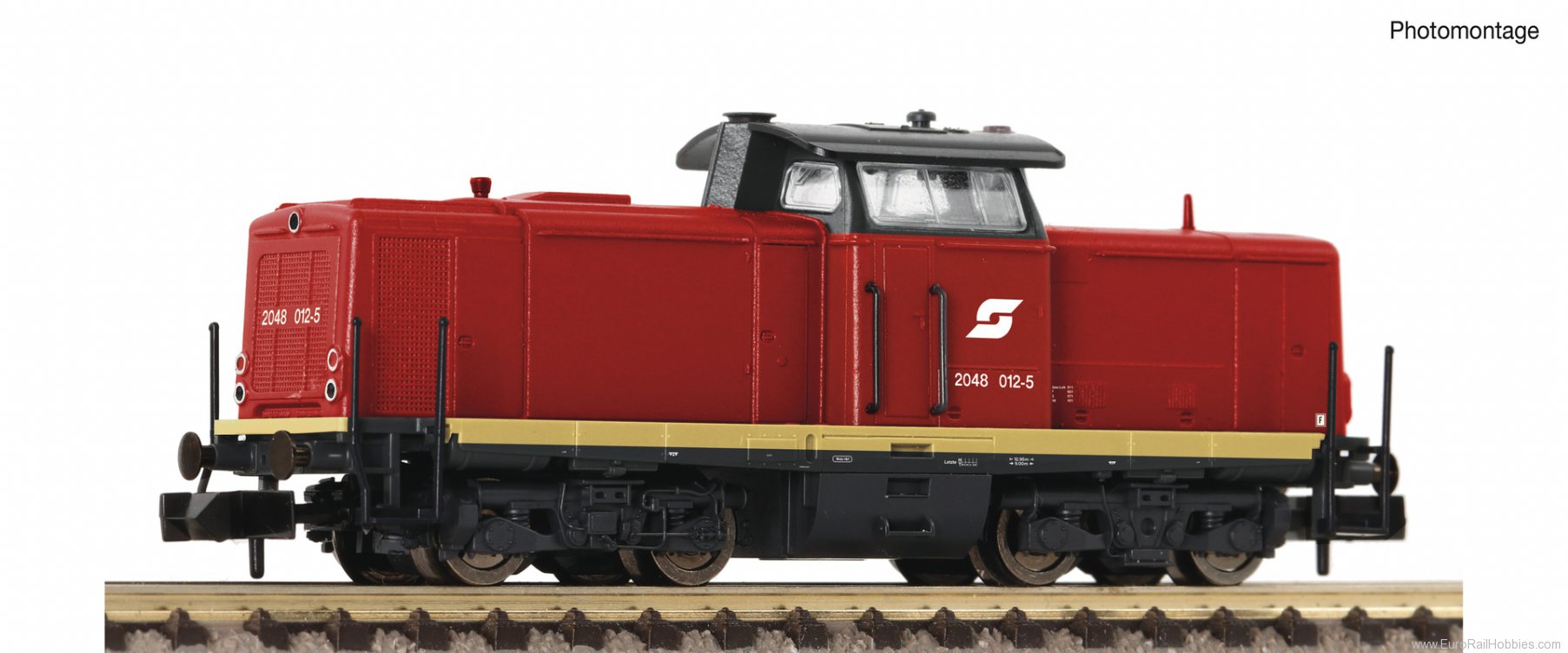 Fleischmann 7360014 Diesel locomotive 2048 012-5, ÃBB (DC Anal