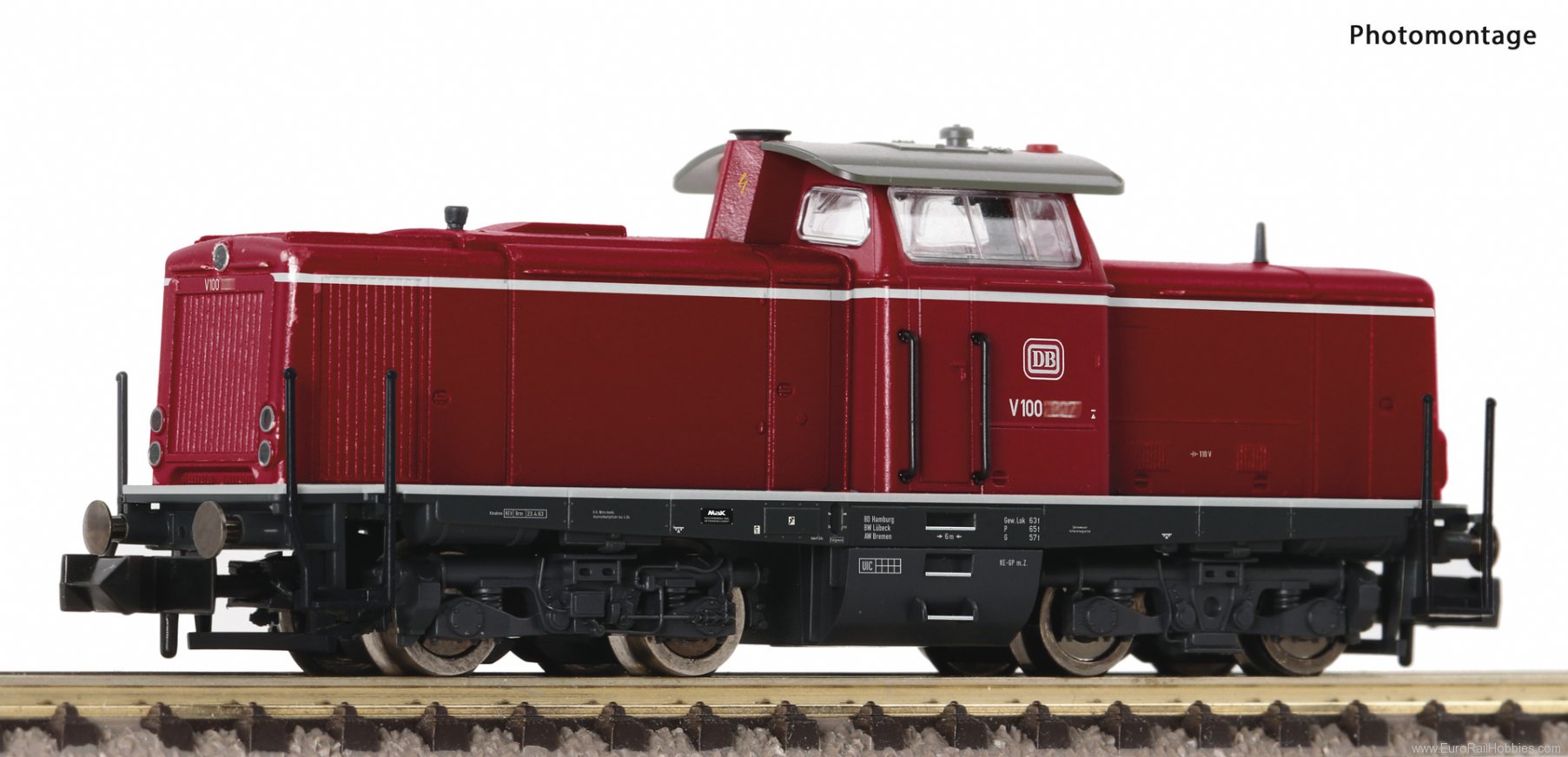 Fleischmann 7360016 Diesel locomotive class V 100.20, DB (DC Anal