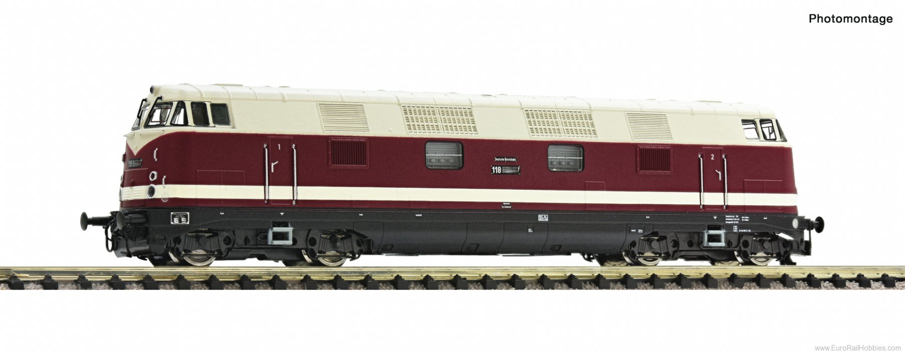 Fleischmann 7360028 DR Diesel locomotive 118 104-9