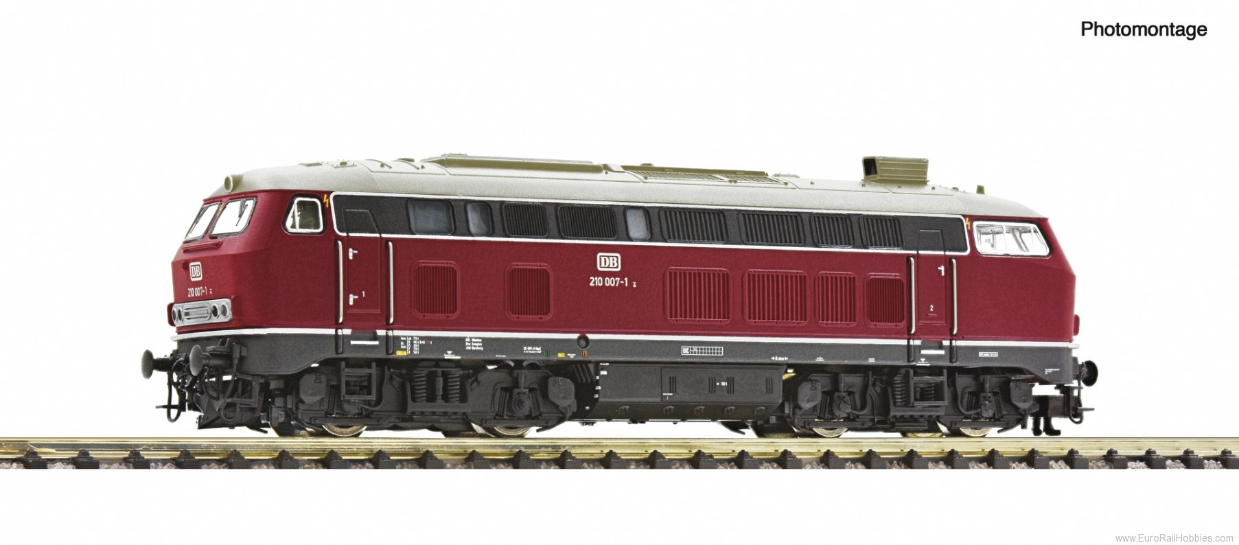 Fleischmann 7370008 DB Diesel locomotive 210 007-1 DCC w/Sound