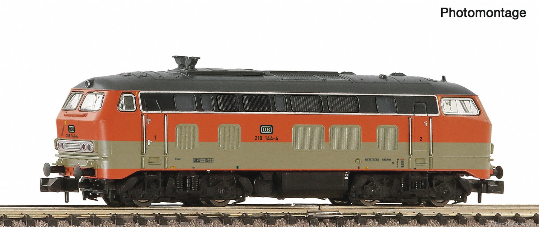 Fleischmann 7370023 DB Diesel locomotive 218 144-4 DCC w/Sound