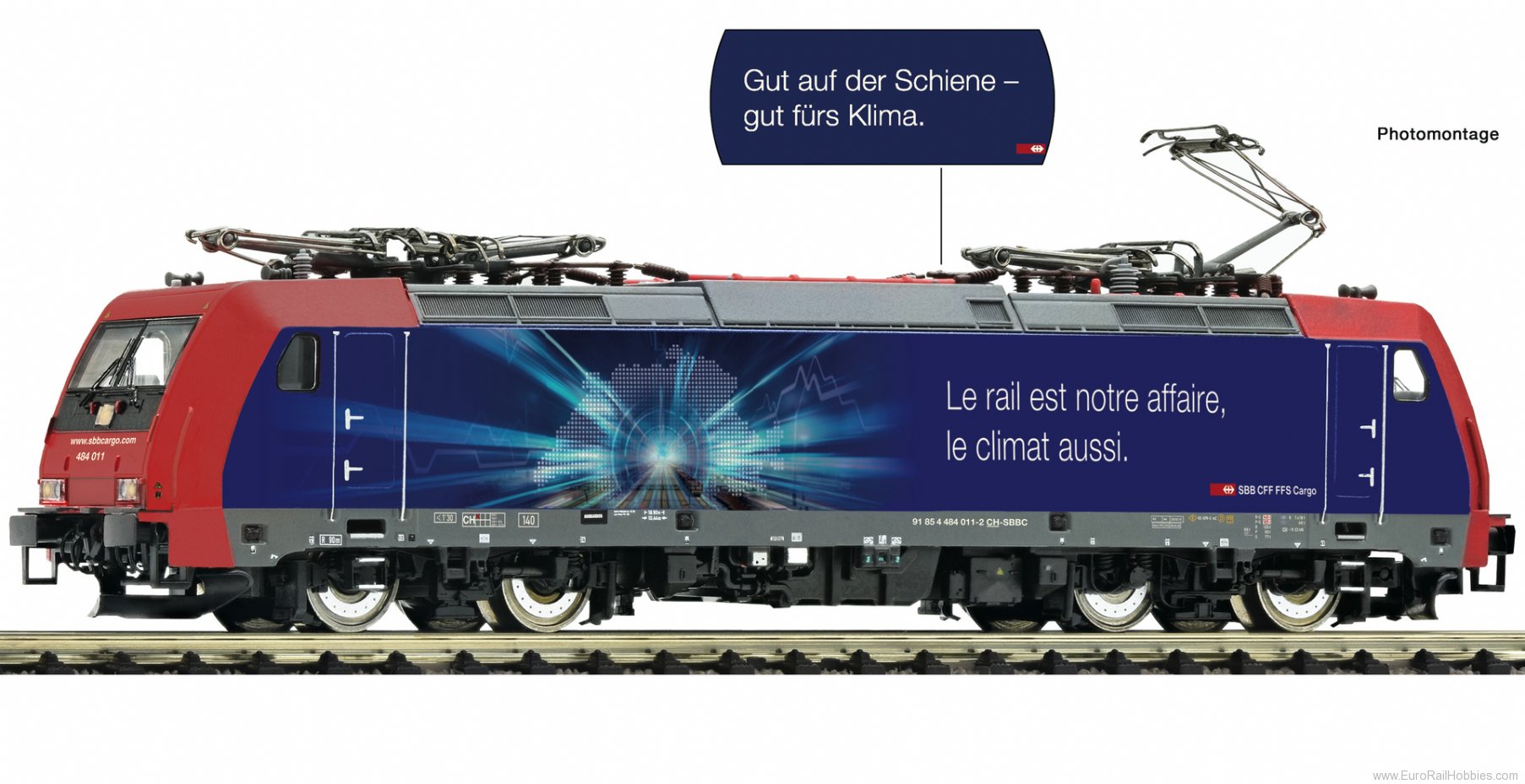 Fleischmann 738881 Electric locomotive 484 011-2, SBB Cargo (Dig