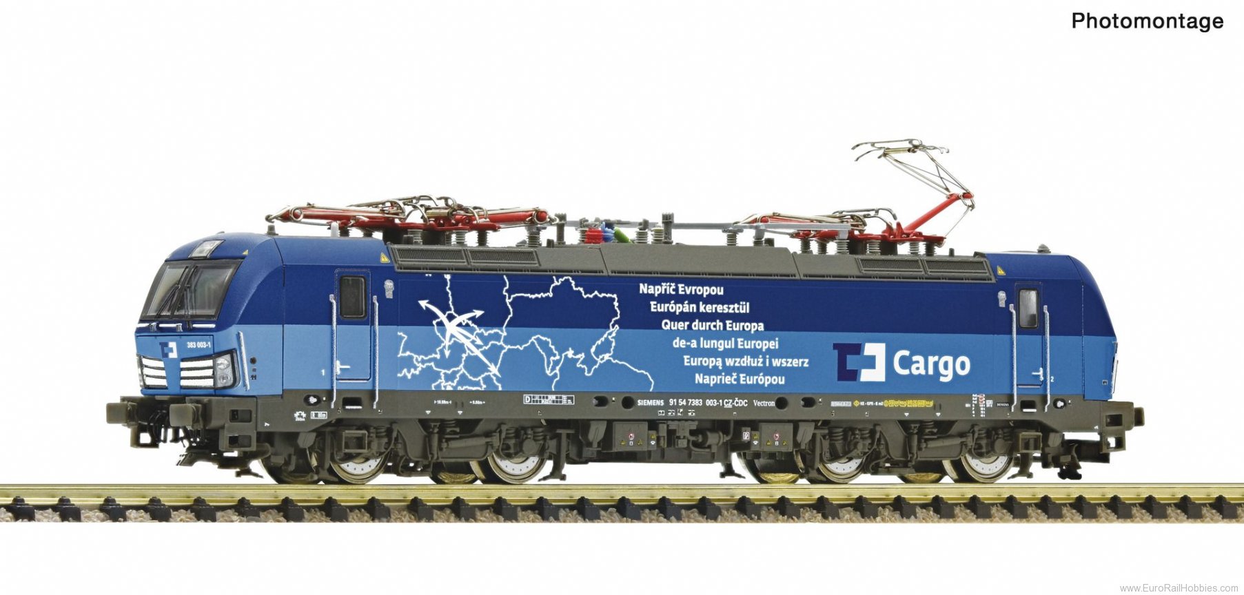 Fleischmann 739395 CD Cargo Electric locomotive 383 003-1, DCC w