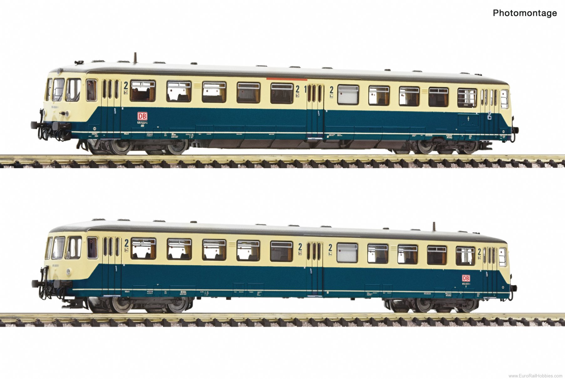 Fleischmann 740102 Accumulator railcar 515 529-6 with control ca