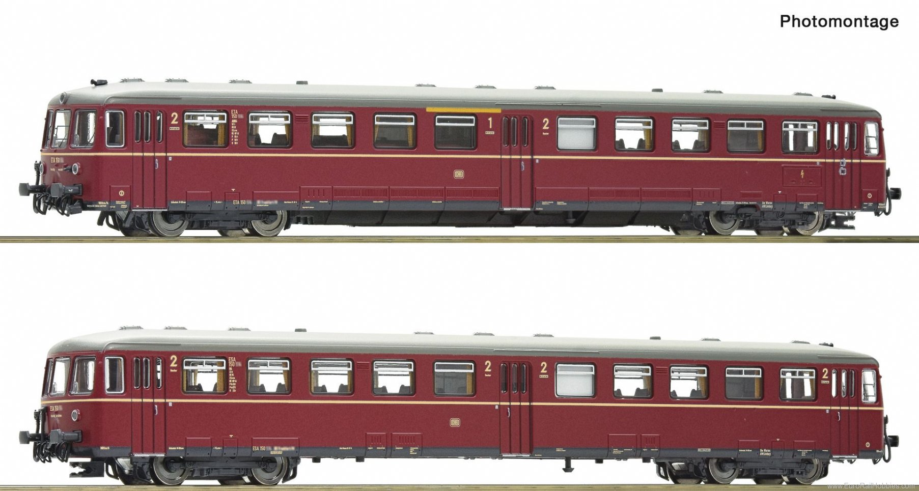 Fleischmann 740103 DB Accumulator railcar class ETA 150 with con
