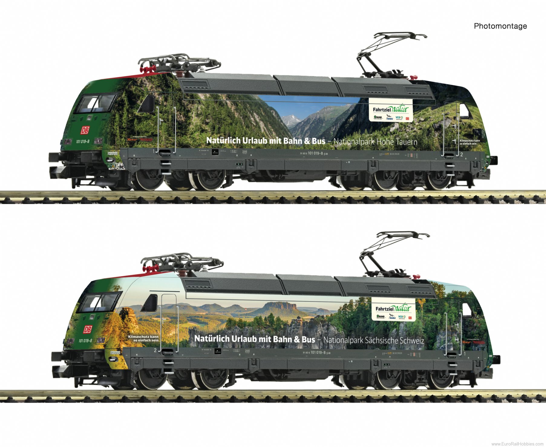 Fleischmann 7560003 Electric locomotive 101 019-8, DB AG (DC Anal