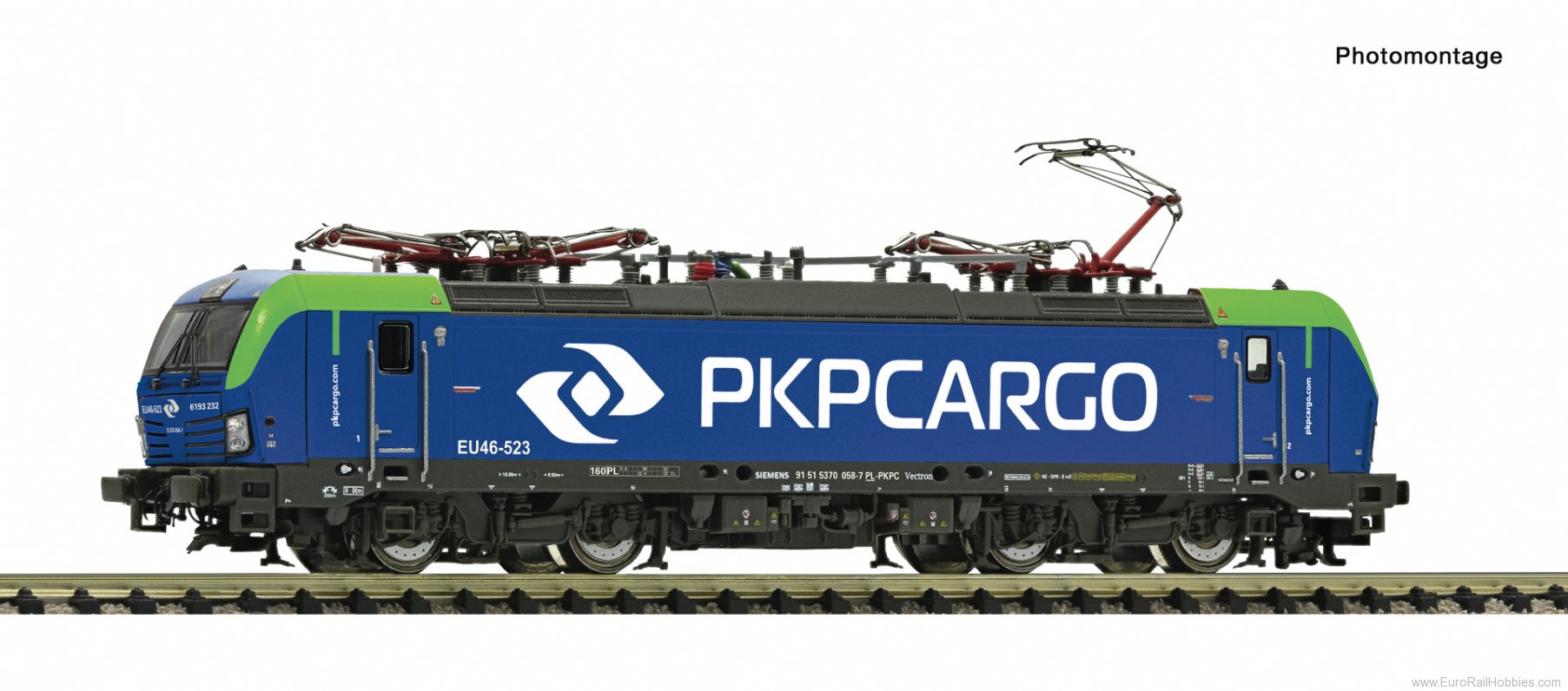 Fleischmann 7560028 Electric locomotive EU46-523, PKP Cargo (DC A