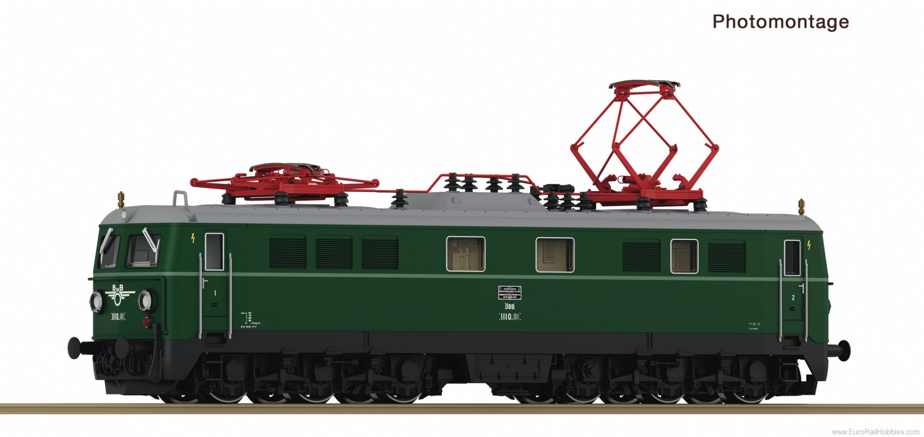 Fleischmann 7570038 OBB Electric locomotive class 1110 DCC w/Soun