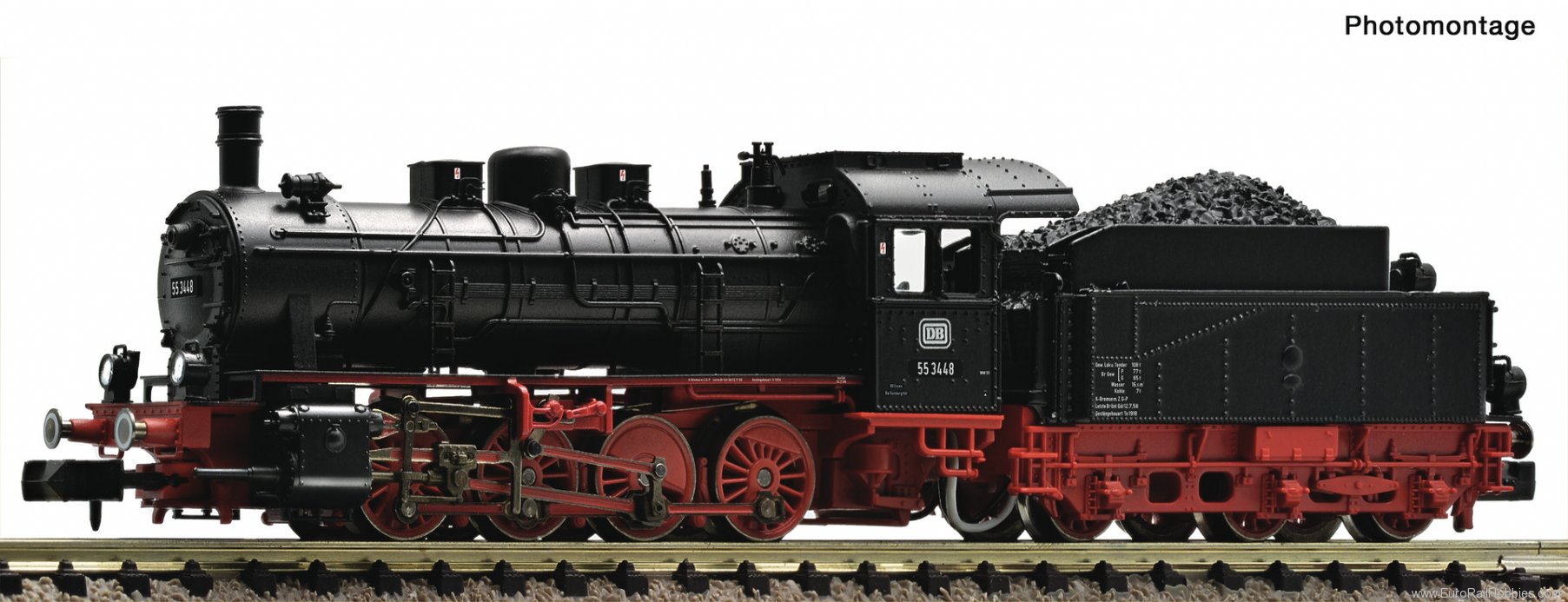 Fleischmann 781310 Steam locomotive 55 3448, DB (DC Analog)
