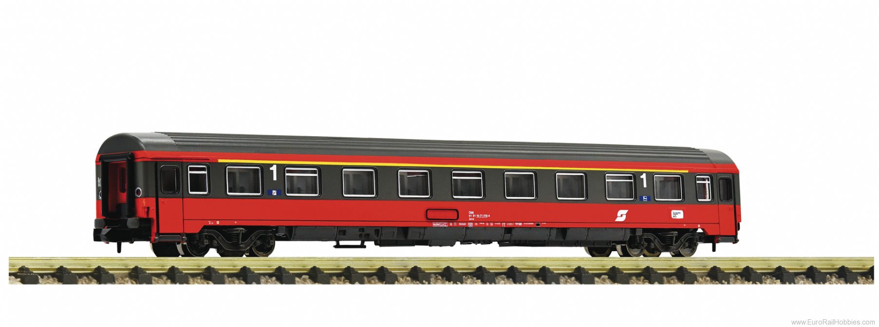 Fleischmann 814510 Eurofima coach 1st class, EC 16 Max Reinhardt