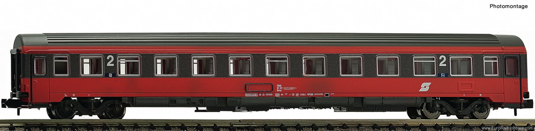 Fleischmann 814512 Eurofima coach 2nd class, EC 16 Max Reinhardt