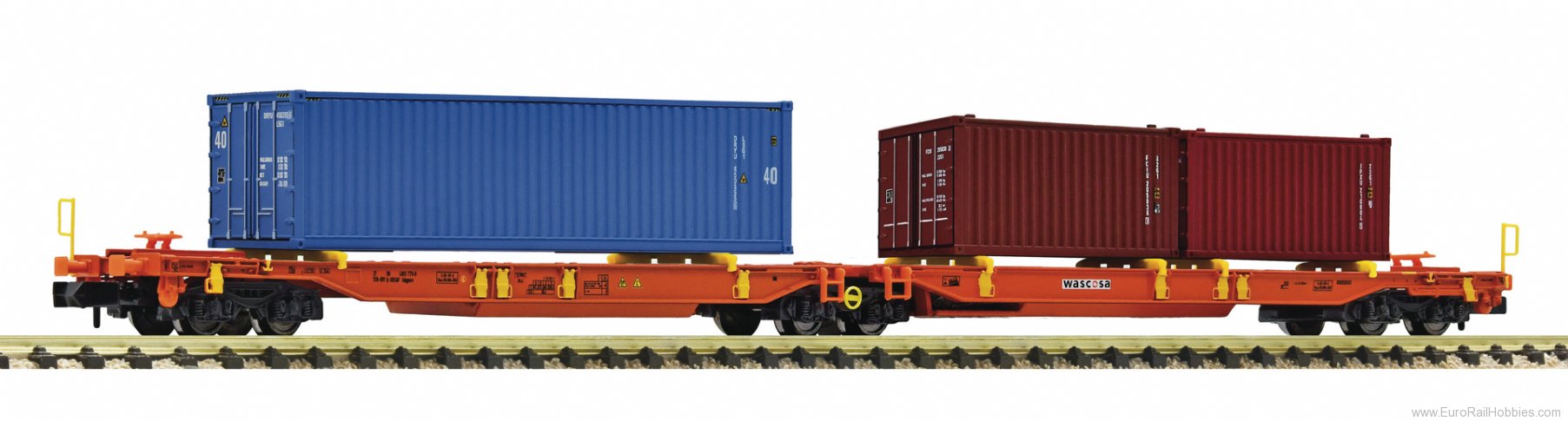 Fleischmann 825013 Wascosa Articulated double pocket wagon with 