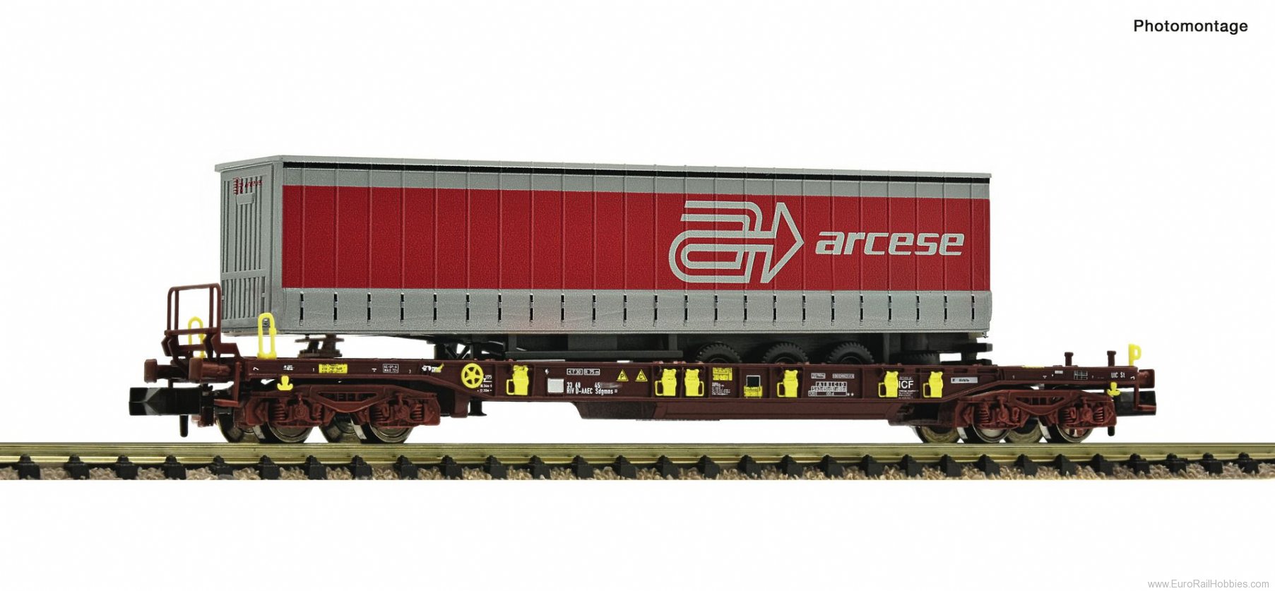 Fleischmann 825062 AAE Pocket wagon T3 with Arcese 