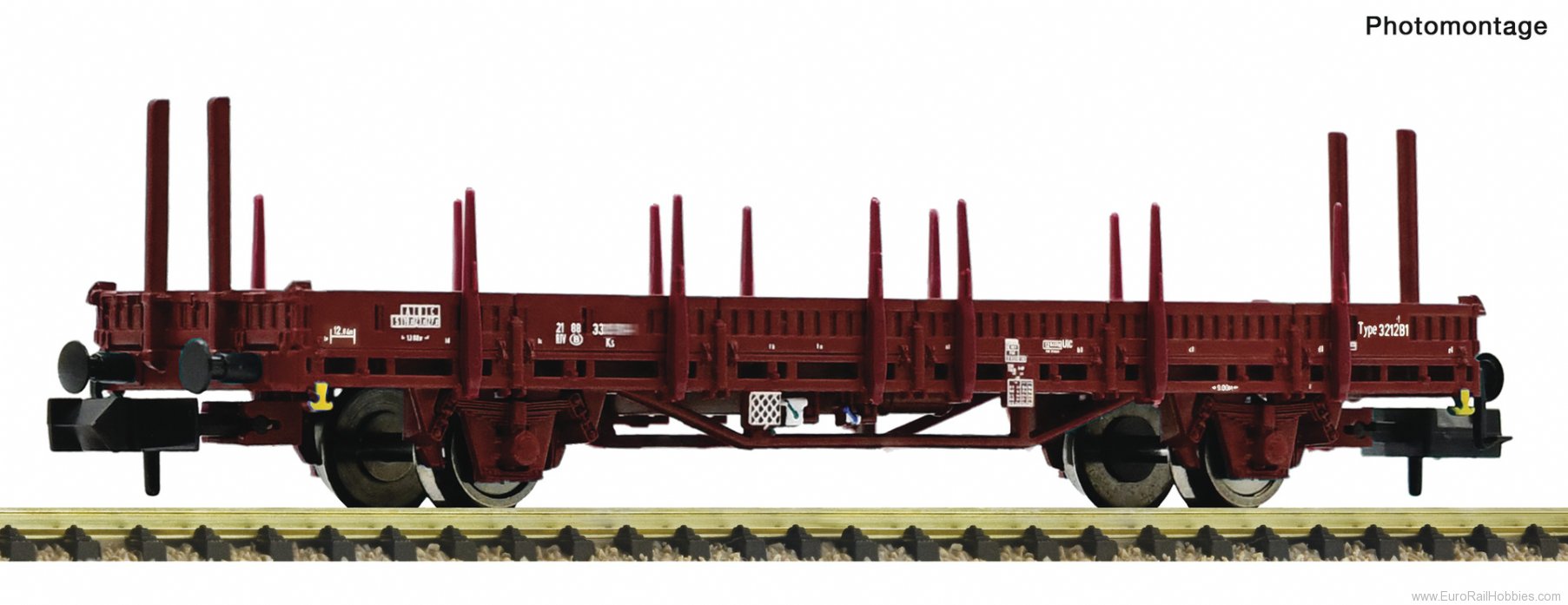 Fleischmann 825739 Swivel stake wagon, SNCB (DC Analog)