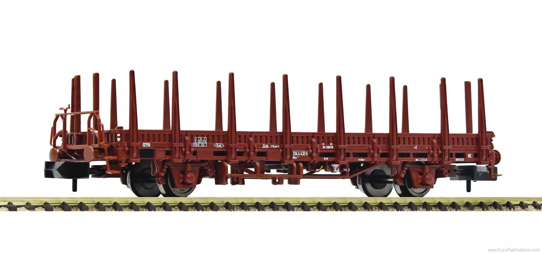 Fleischmann 825740 DB Flat wagon with stanchions (Factory Sold O