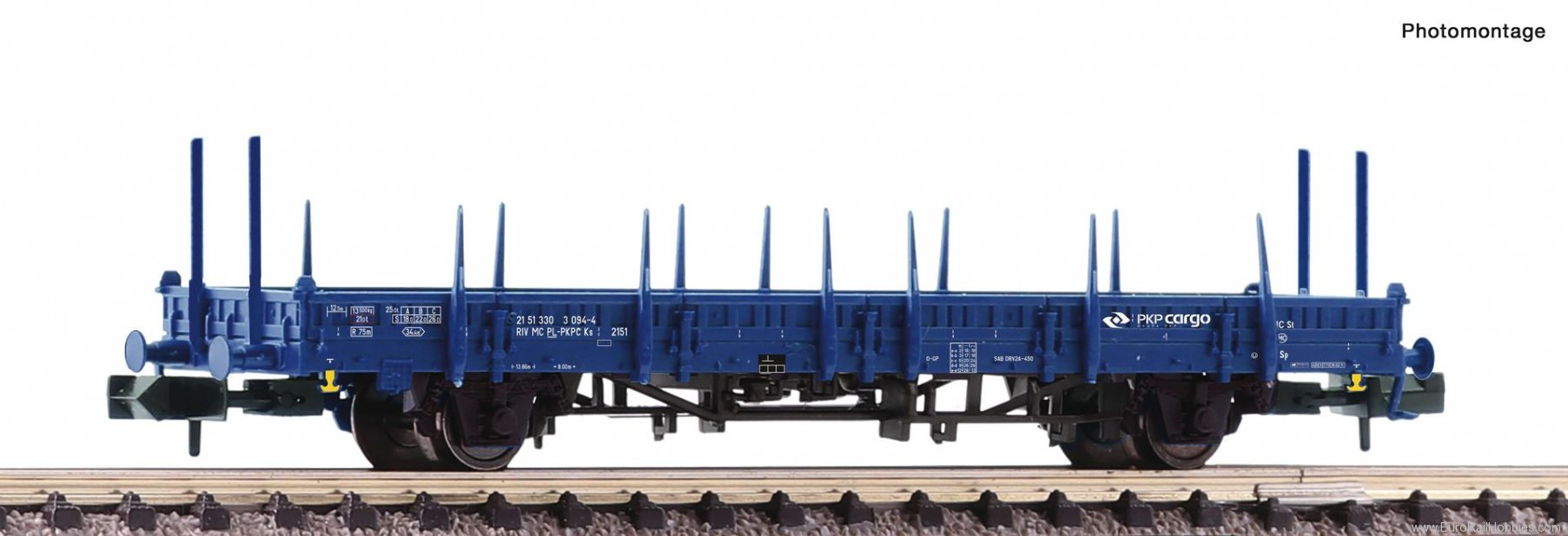 Fleischmann 825747 PKP Swivel stake wagon 