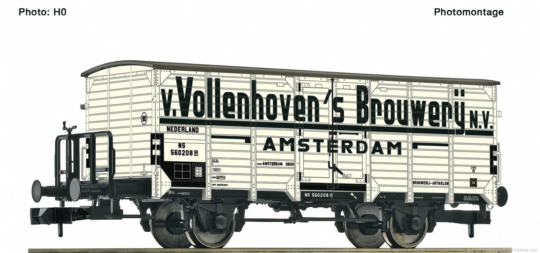 Fleischmann 834802 NS Refrigerated wagons of the brewery Van Vol