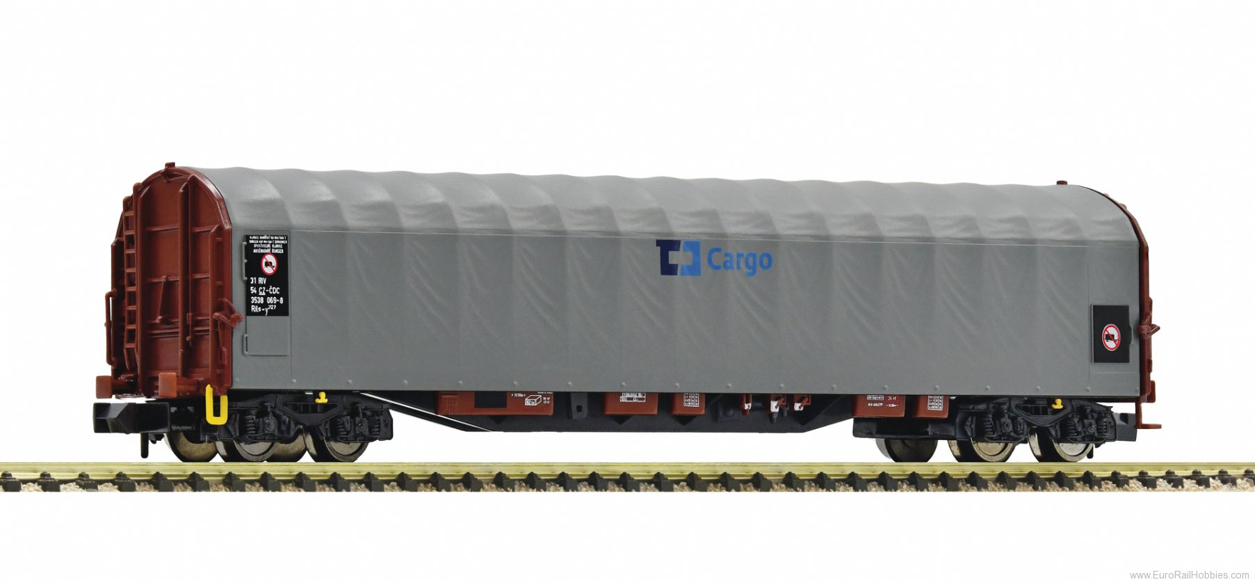 Fleischmann 837708 CD Cargo Sliding tarpaulin wagon 