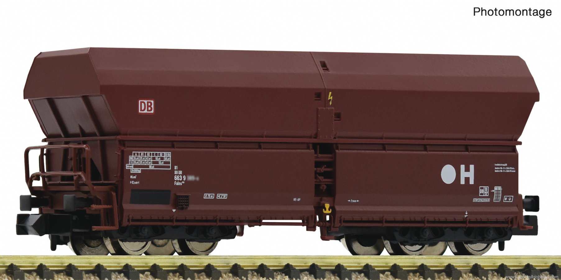 Fleischmann 852323 High capacity self unloading hopper wagon typ
