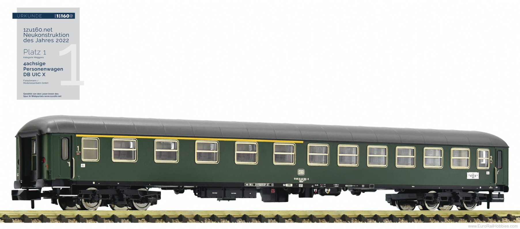 Fleischmann 863925 DB 1st/2nd class Express Train Passenger Coac