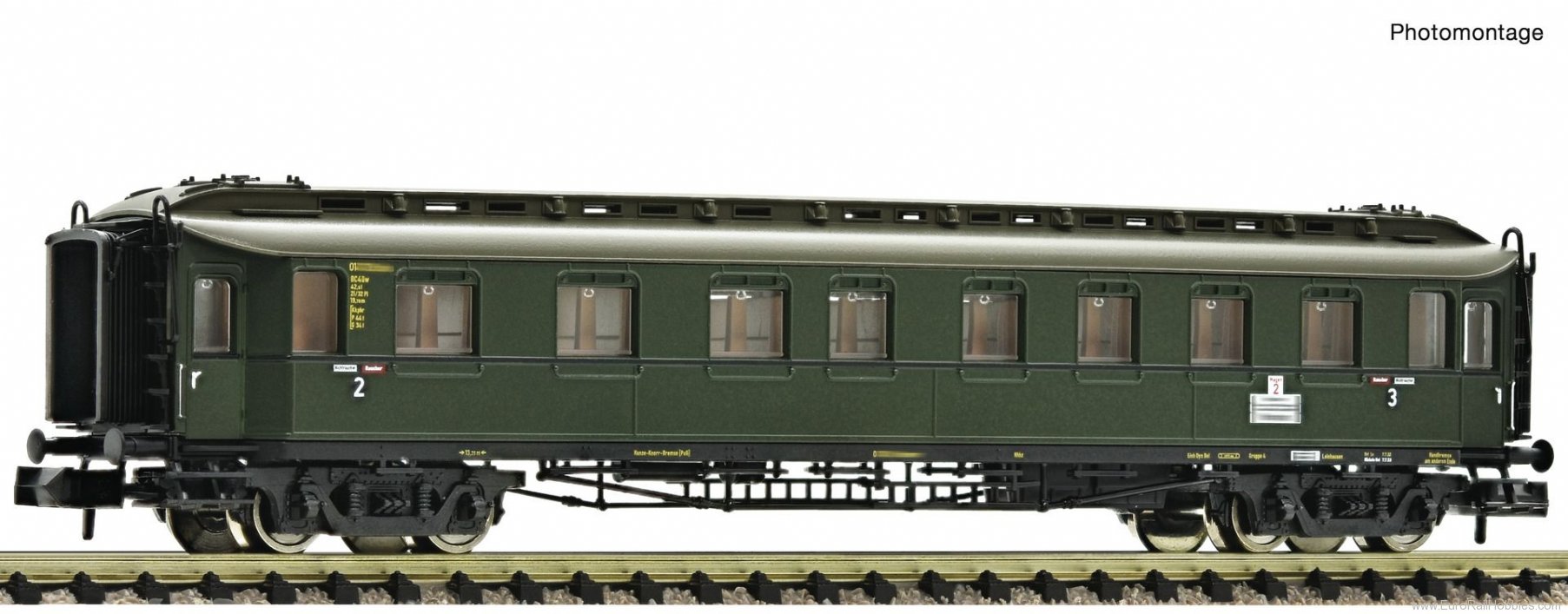 Fleischmann 878002 2nd/3rd class express train coach, DB