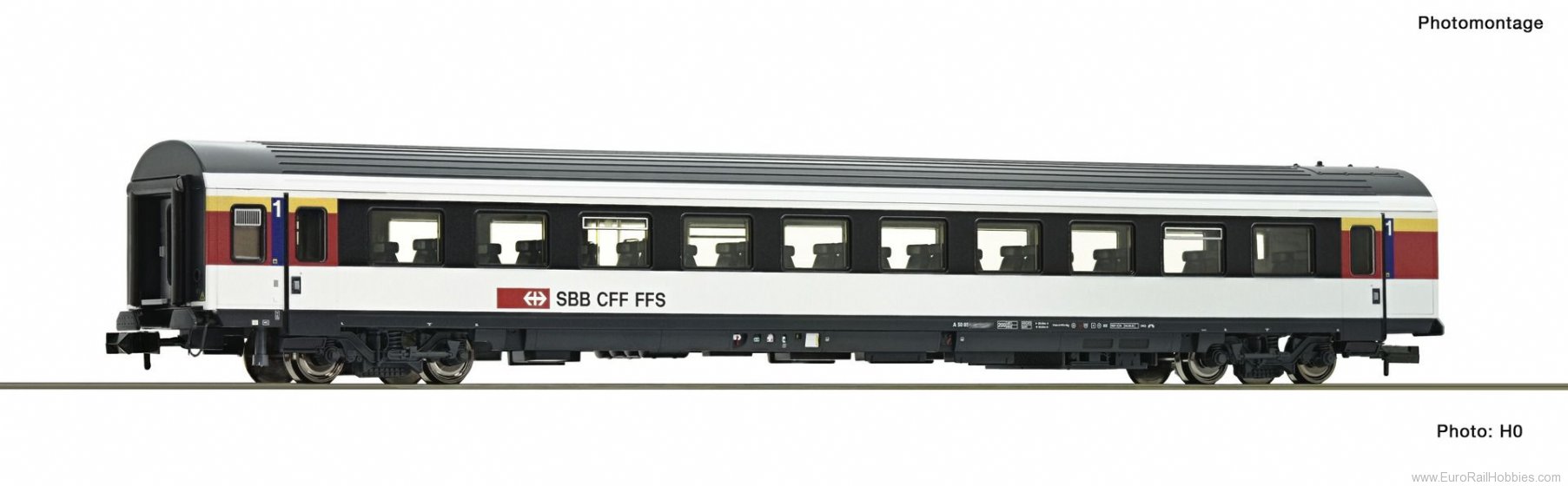Fleischmann 890320 SBB 1st class passenger carriage (Factory Sol