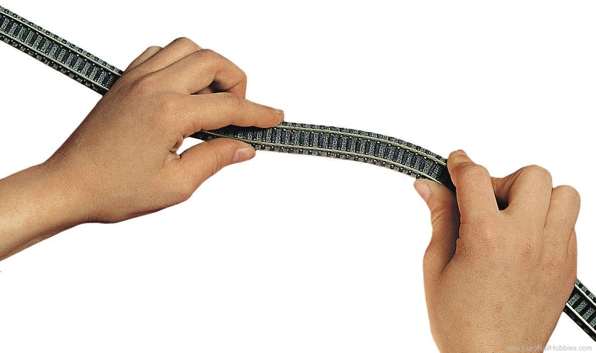 Fleischmann 9106 Flexible track, 777 mm, with bendable track b