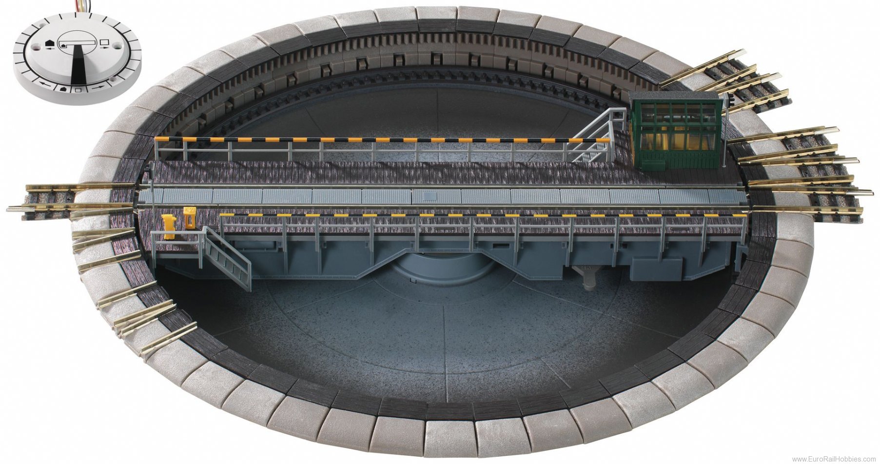 Fleischmann 9152 Electrically operated turntable and electrica