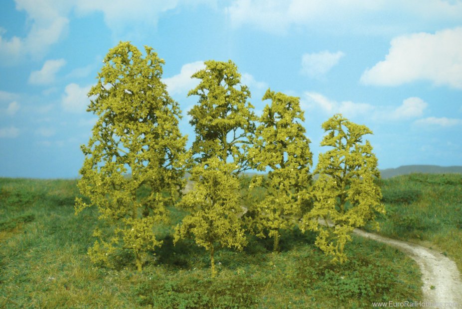 Heki 1640  12 Realistic Natural Trees Light Green