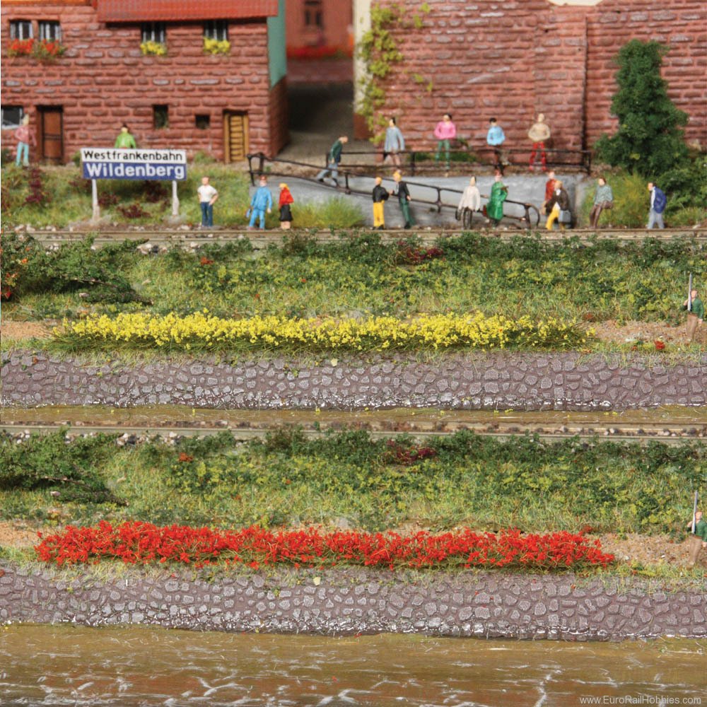 Heki 1814 10 grass strips yellow - red 100 mm