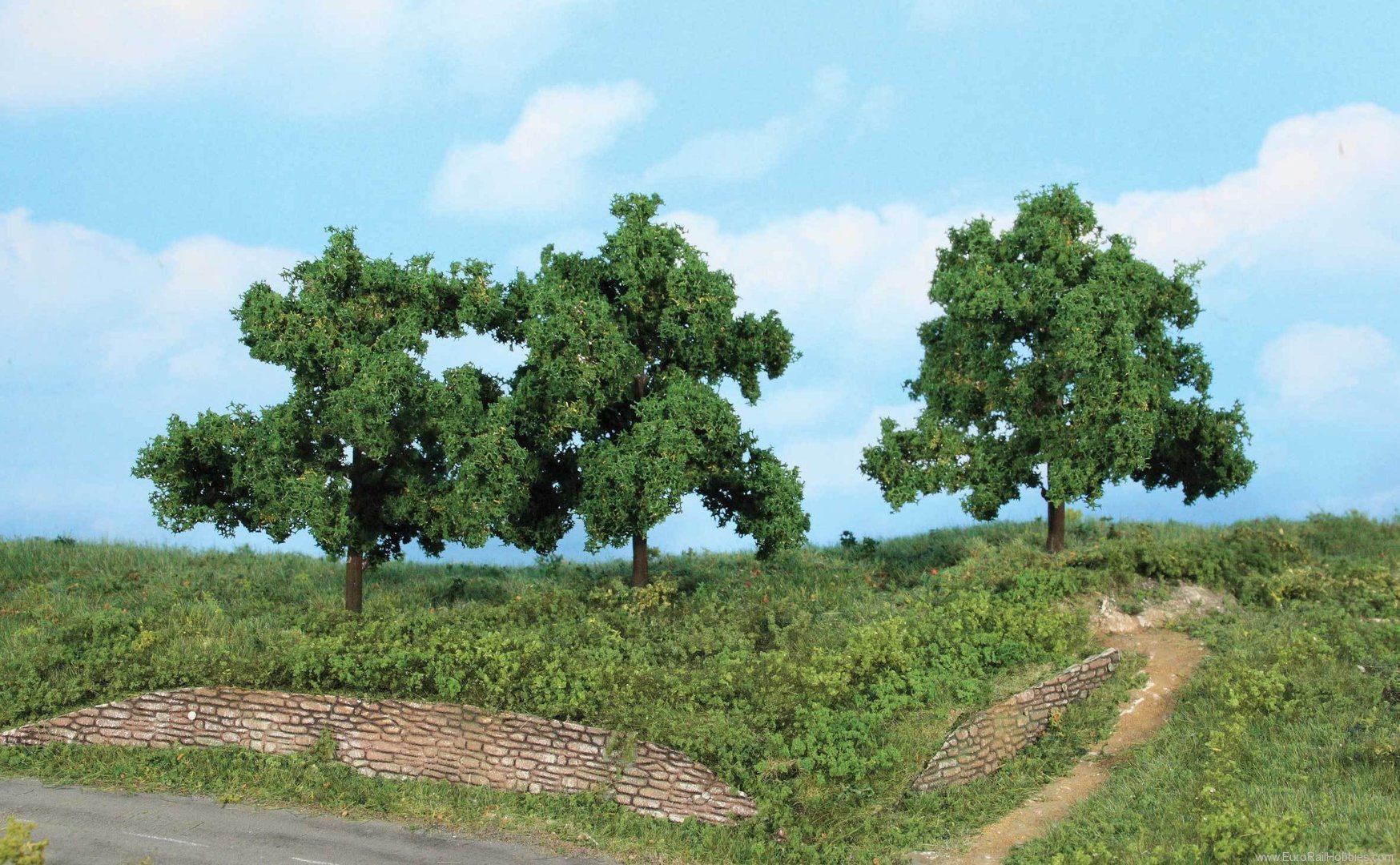 Heki 1934 3 Fruit Trees 13cm