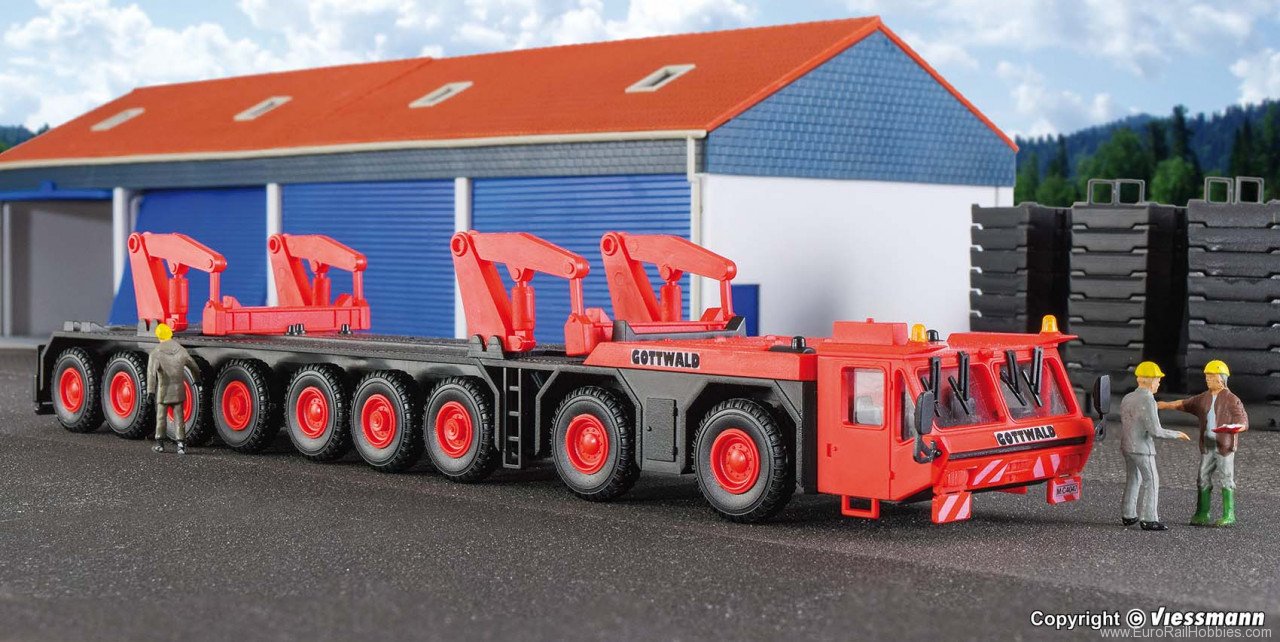 Kibri 10442 H0 Transport vehicle for Gottwald telescopic 