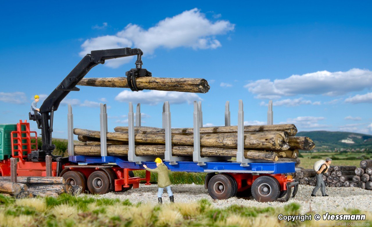 Kibri 12250 H0 DOLL long logging transporter