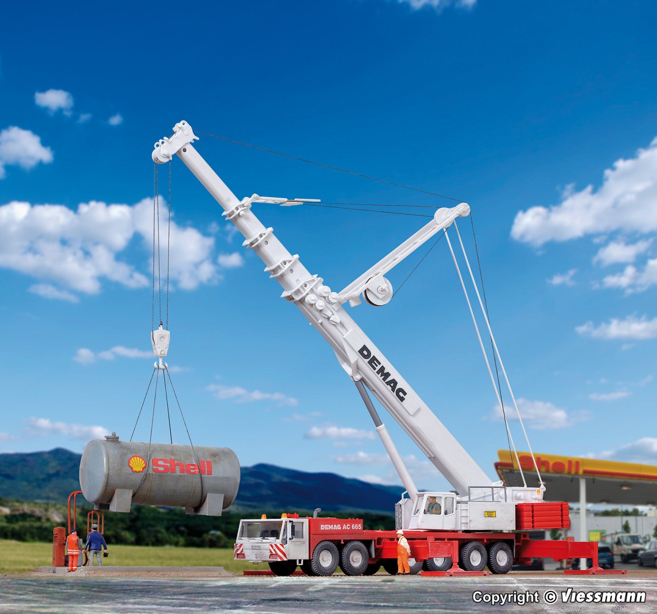 Kibri 13021 H0 DEMAG AC 665 mobile crane