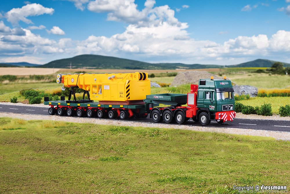 Kibri 13600 MB SK with SCHEUERLE platform car and rail cr