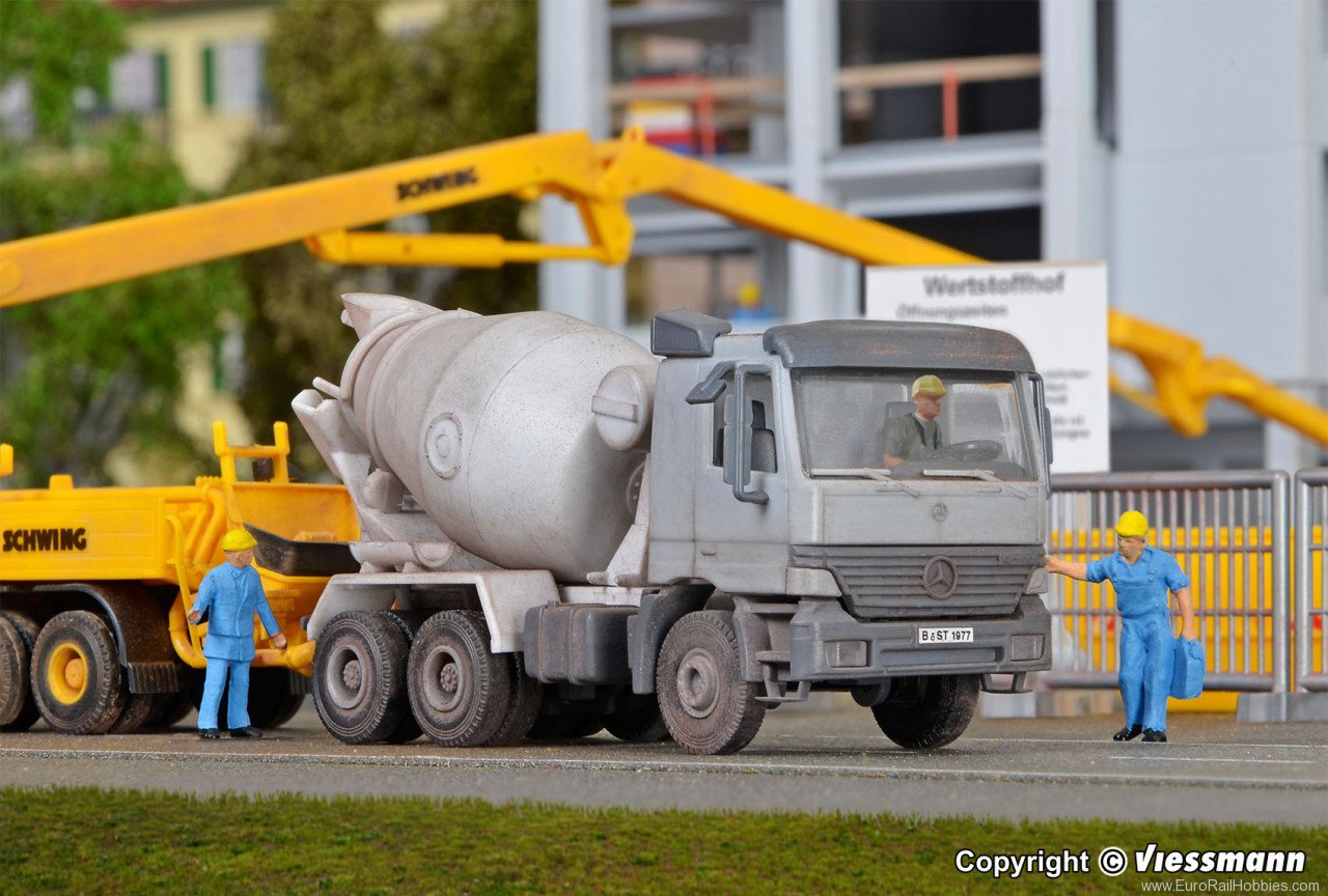 Kibri 14062 H0 Cement mixer MB Actros 3axle