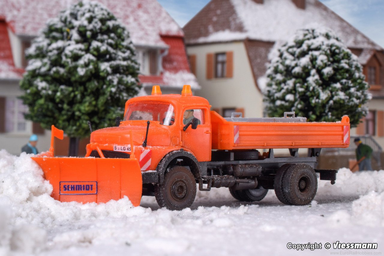 Kibri 15001 H0 MB roundnosed snow plough SCHMIDT