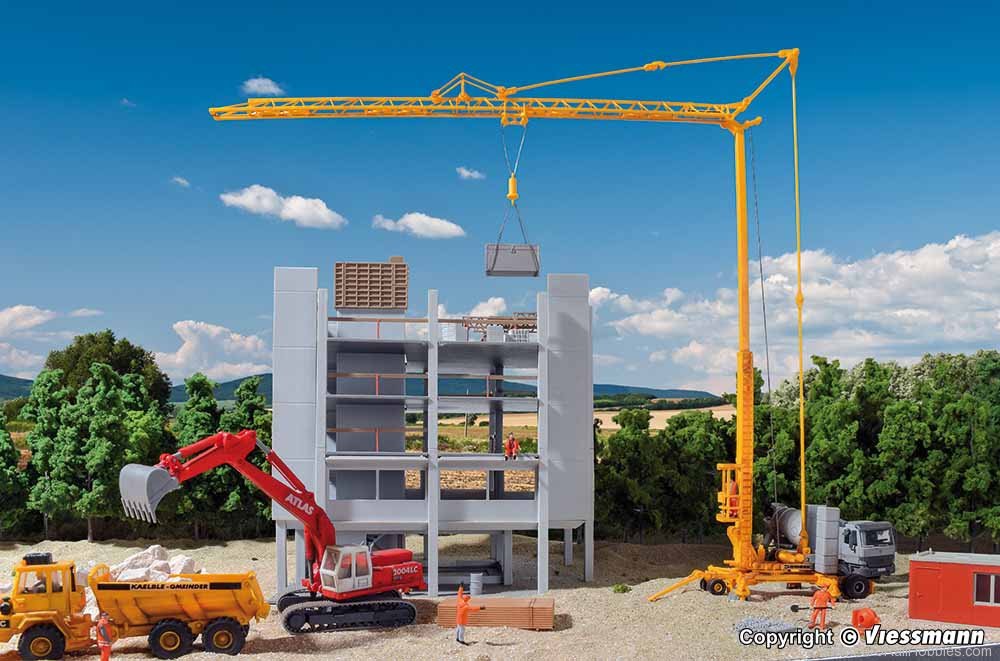 Kibri 15708 H0 Liebherr Mobile crane SK 20 with 2 trailer