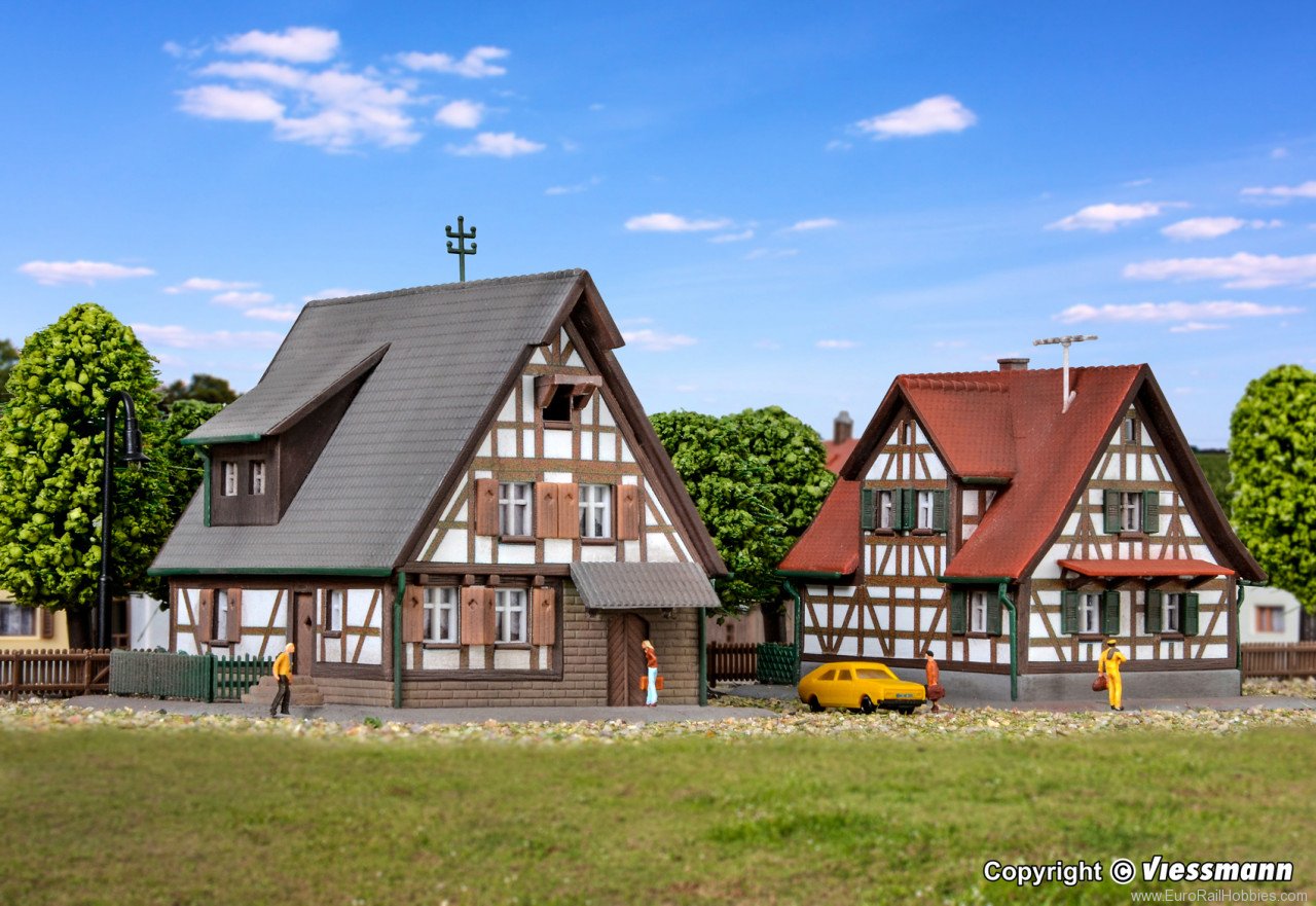 Kibri 36406 Z Timber framed houses, 2 pcs.