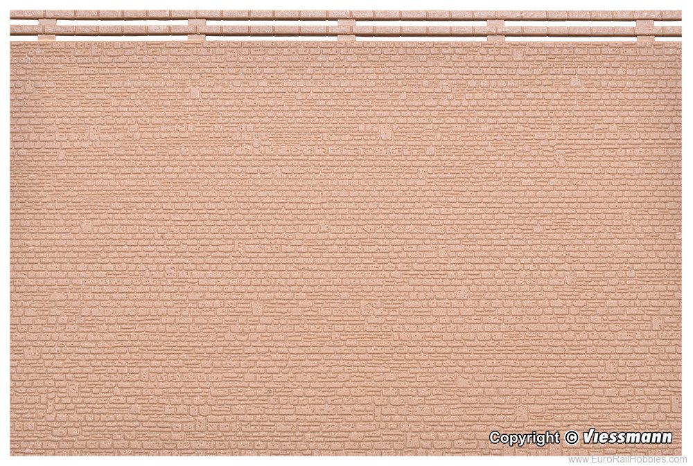 Kibri 36912 N/Z Wall section, uneven 10 x 15 cm