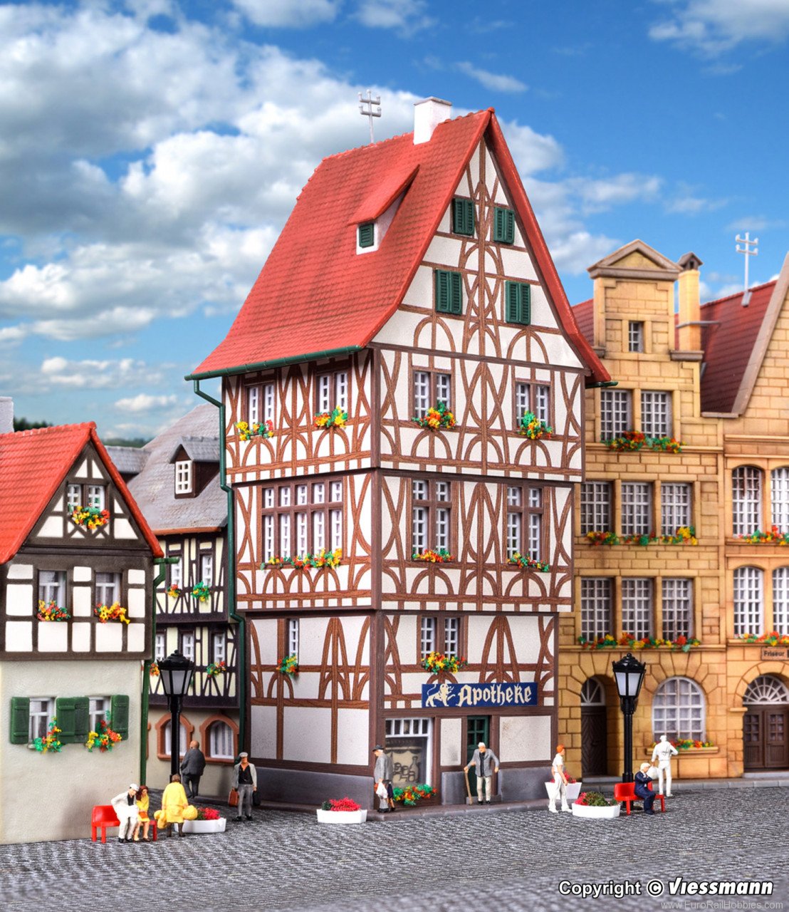 Kibri 37118 N Town house with pharmacy Aschaffenburg