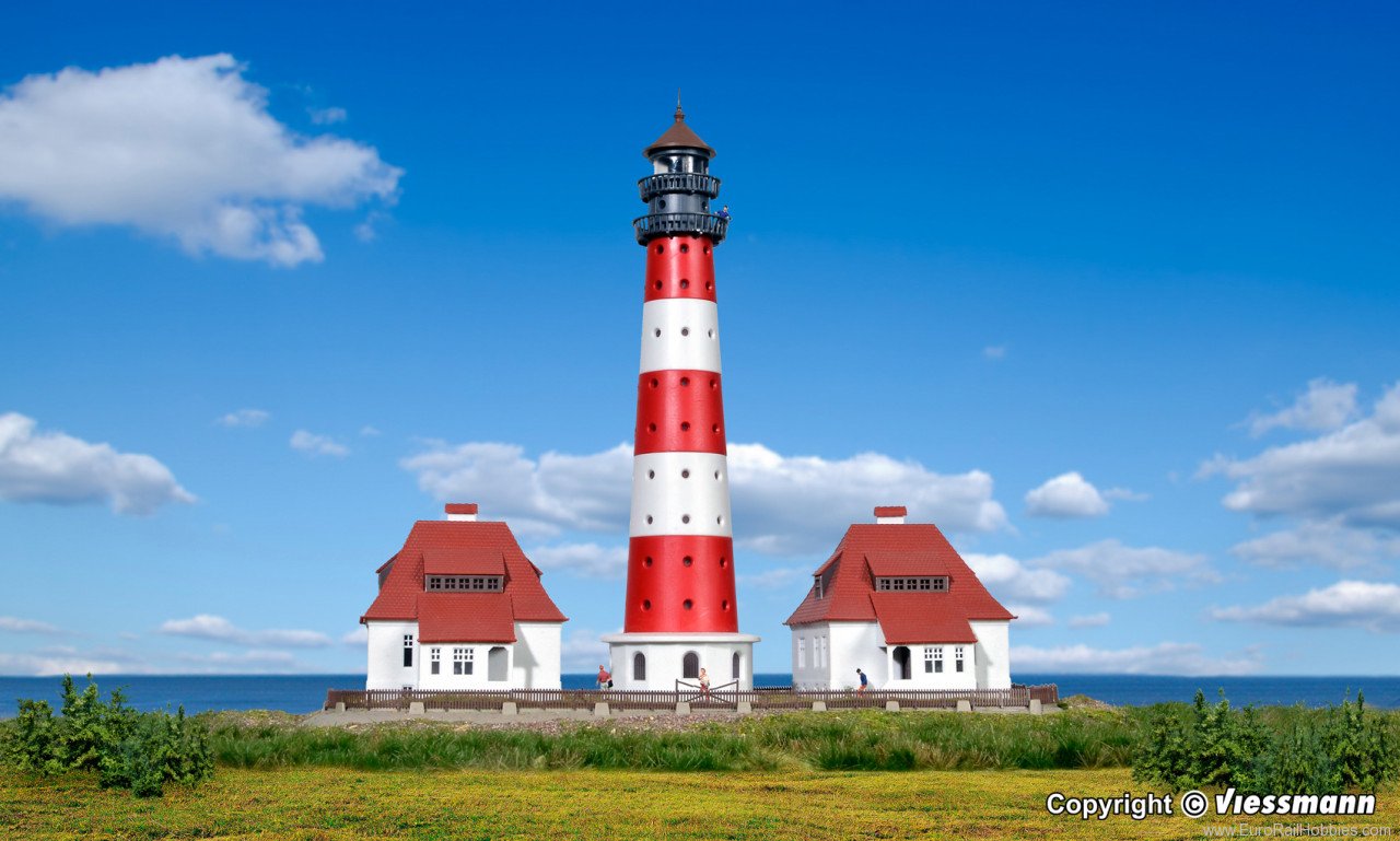 Kibri 37300 N Lighthouse Westerheversand with 2 annex