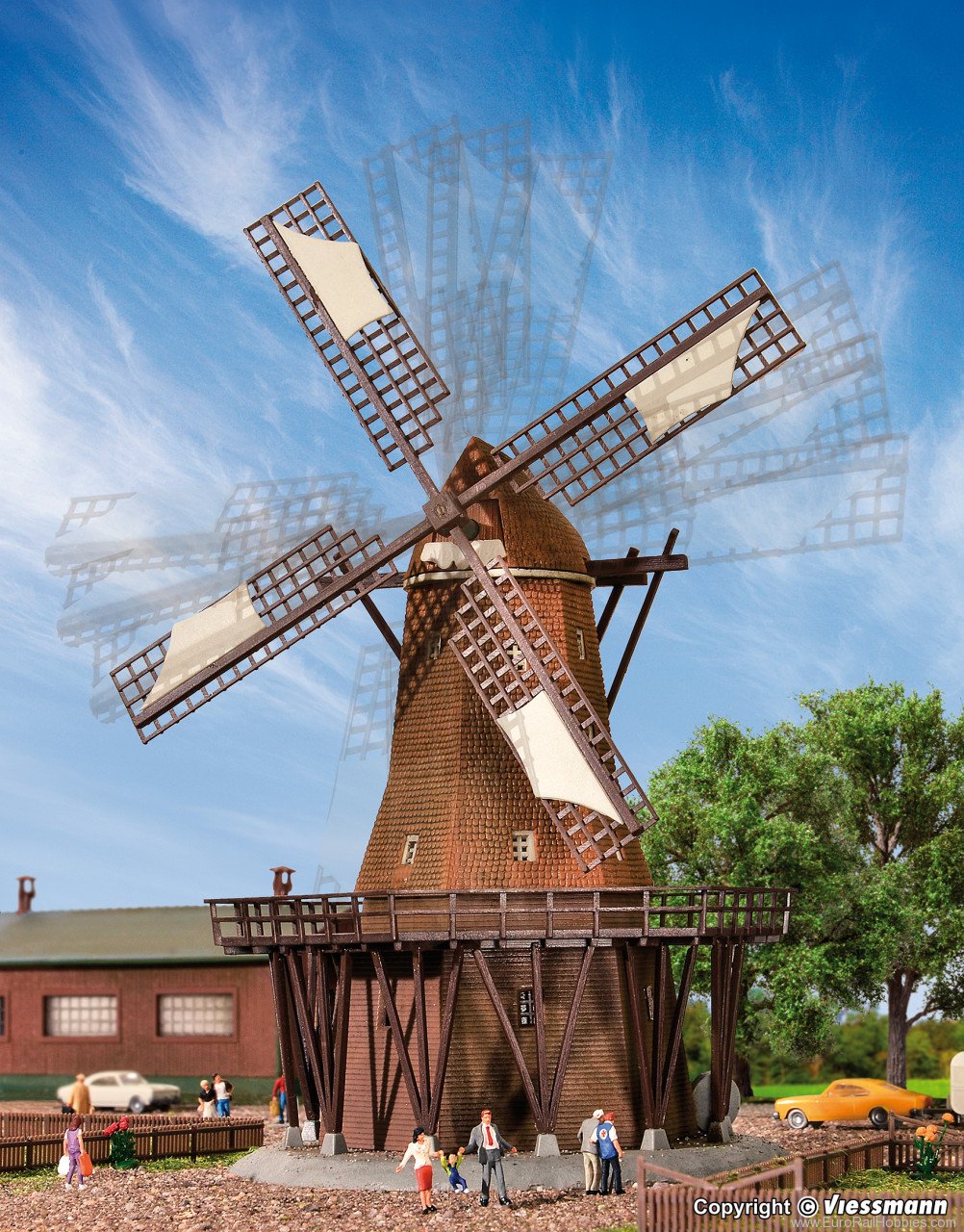 Kibri 37302 N Windmill with power Functional kit