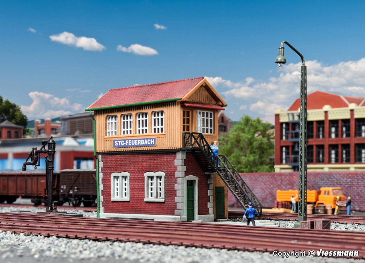 Kibri 37805 N Signal box Stuttgart-Feuerbach