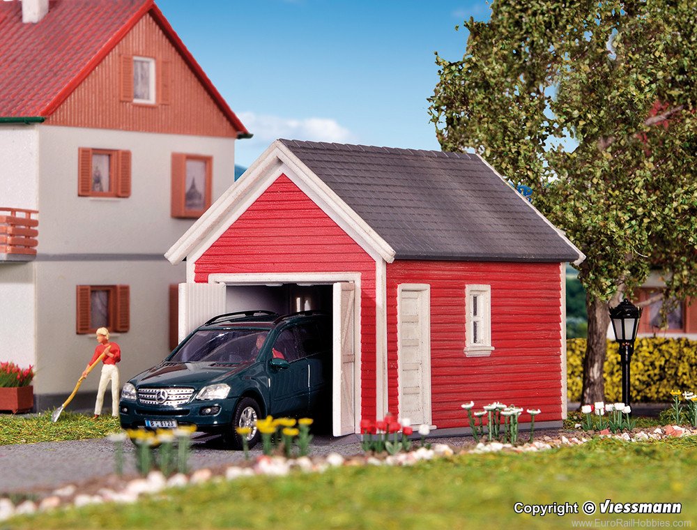 Kibri 38150 H0 Deco-Set Summer House / Garage