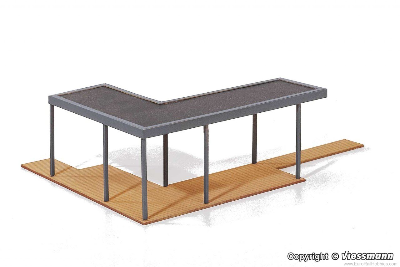 Kibri 38345 H0 Covered terrace - Polyplate kit