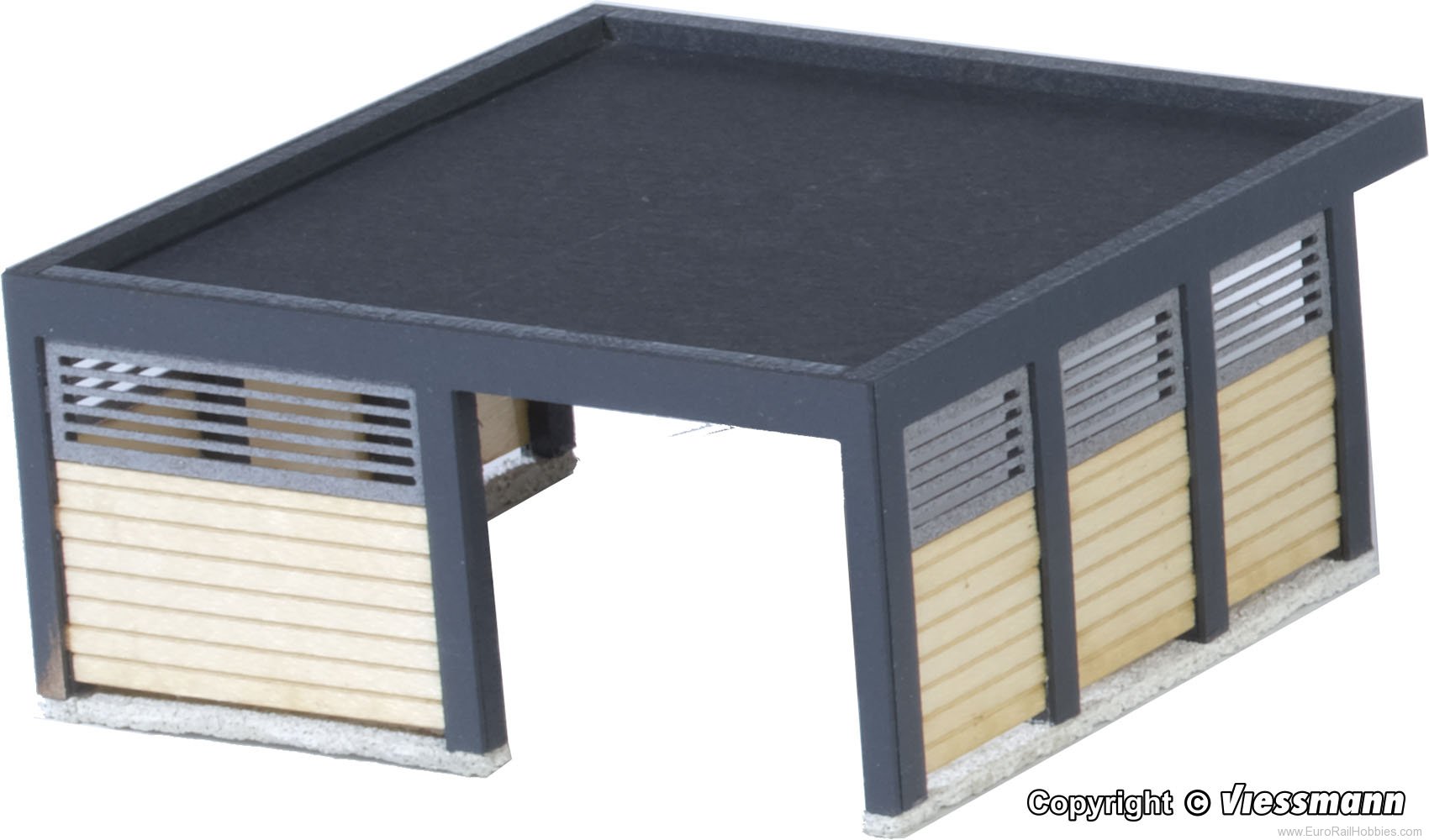 Kibri 38346 H0 Carport - Polyplate kit